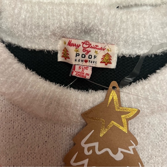 NWT Santa Claus sweater with matching hat ugly Christmas sweater contest - Picture 4 of 4